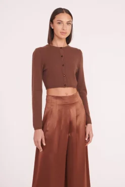 Knits<STAUD DEANNA SWEATER   CLOVE