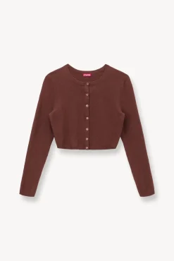 Knits<STAUD DEANNA SWEATER   CLOVE
