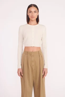 Knits<STAUD DEANNA SWEATER   CREME