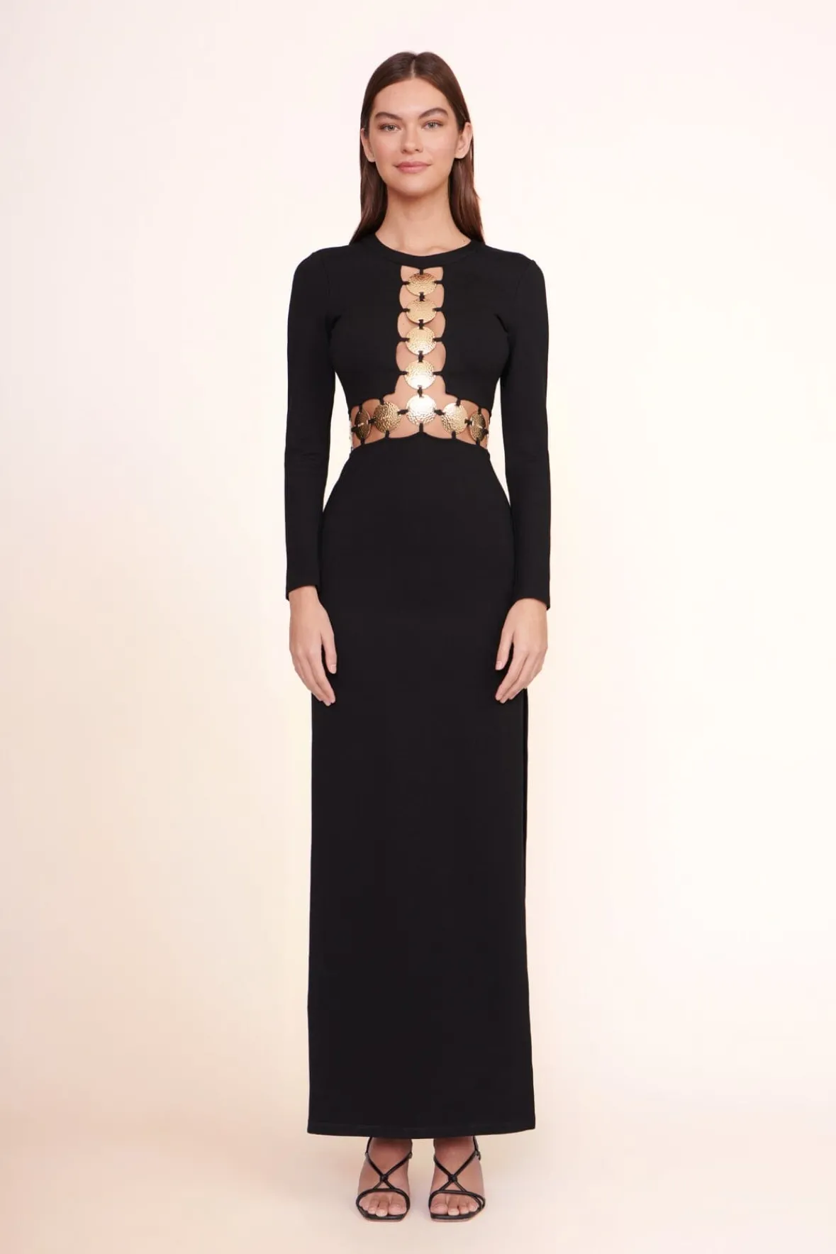 Dresses<STAUD DELPHINE DRESS BLACK