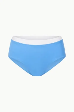 Bikinis<STAUD DEVON HIGH RISE BIKINI BOTTOM  AZURE WHITE AZUREWHITE