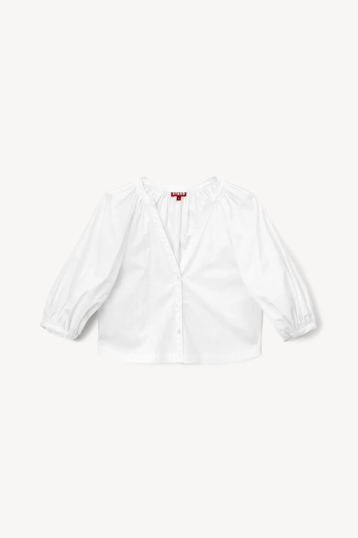 Poplin Shop|Tops<STAUD DILL TOP WHITE