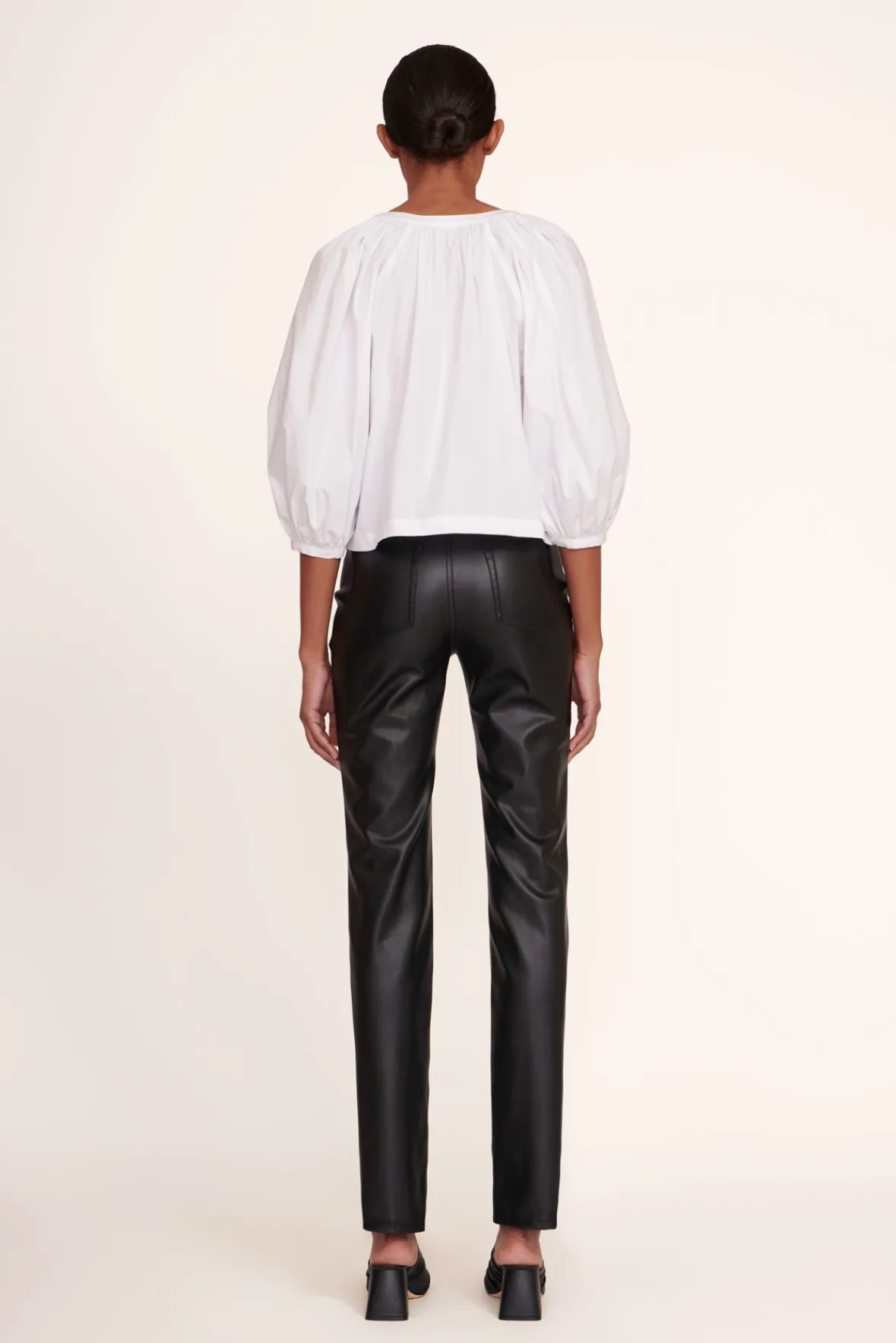 Poplin Shop|Tops<STAUD DILL TOP WHITE