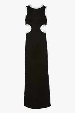 Dresses<STAUD DOLCE DRESS BLACK