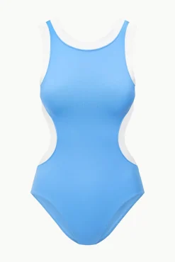 One Pieces<STAUD DOLCE ONE PIECE  AZURE WHITE AZUREWHITE