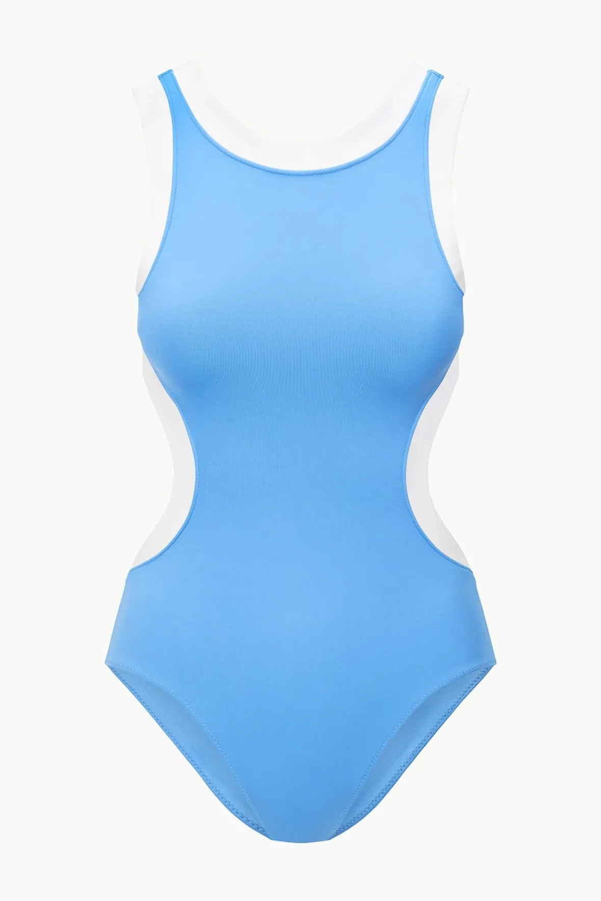 One Pieces<STAUD DOLCE ONE PIECE AZURE WHITE AZUREWHITE