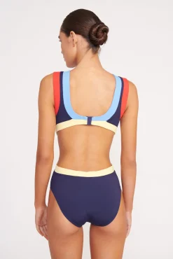 One Pieces<STAUD DOLCE ONE PIECE NAVY COLORBLOCK NAVYCOLORBLOCK
