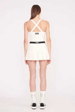 STAUD Court<STAUD DOUBLES SKIRT   IVORY