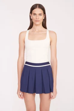 STAUD Court<STAUD DOUBLES SKIRT NAVY
