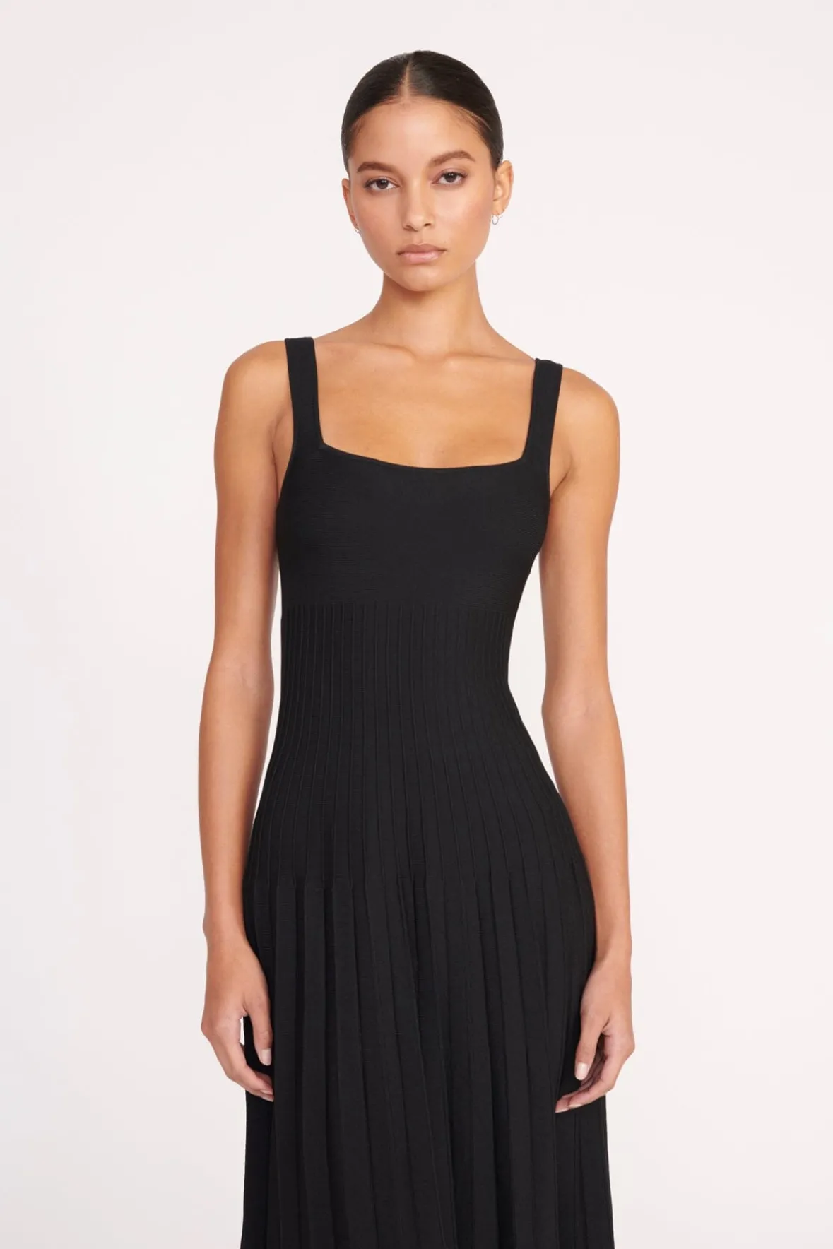 Dresses|Knits<STAUD ELLISON DRESS BLACK