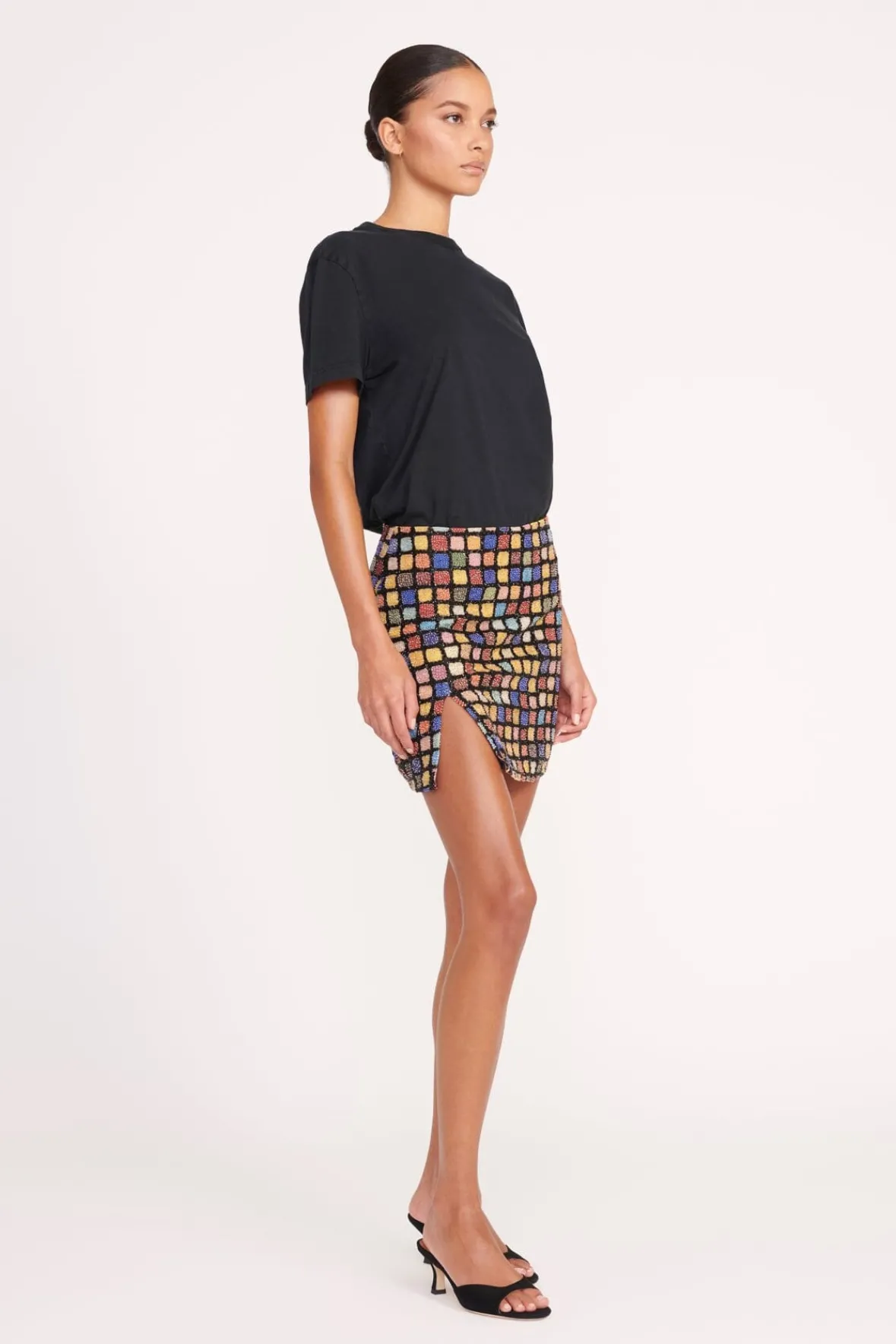 Skirts<STAUD EMERIE SKIRT DANCE FLOOR DANCEFLOOR