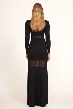 Dresses<STAUD FALCON DRESS   BLACK