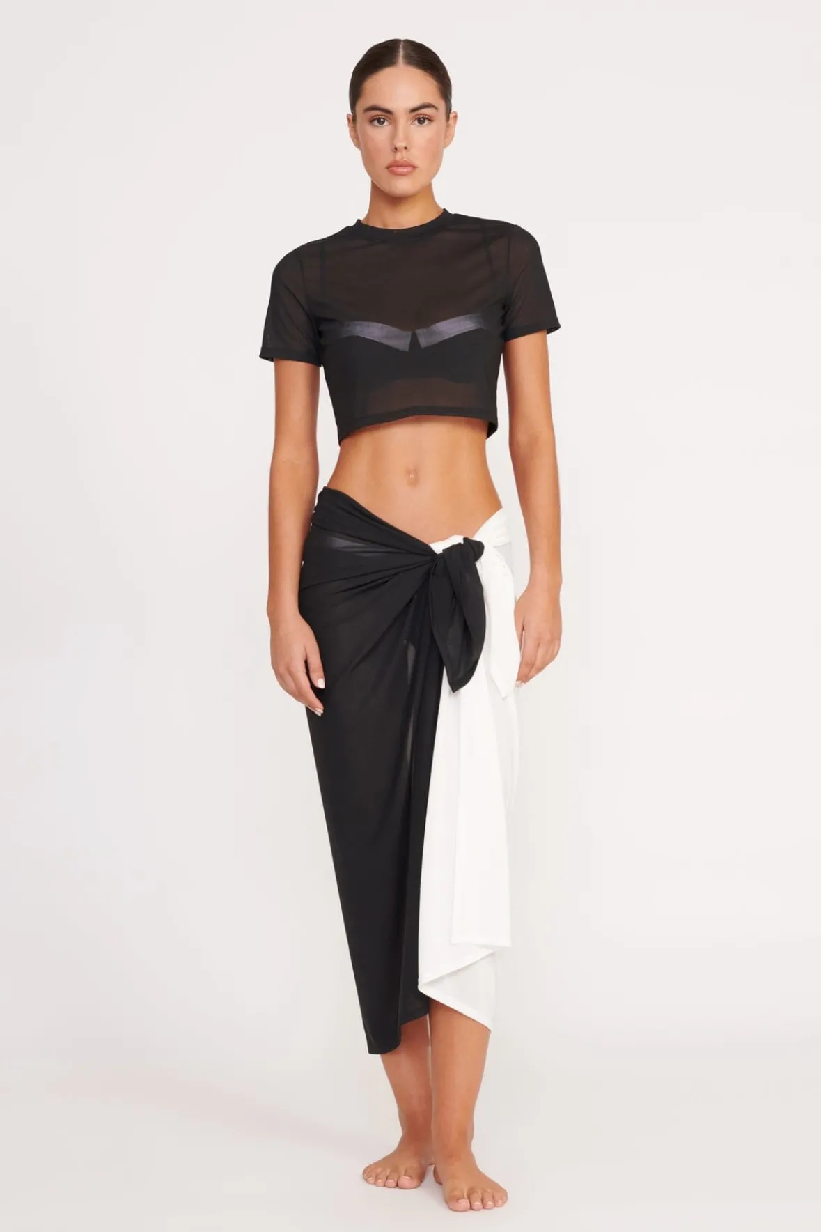 Cover-Ups<STAUD FERNANDA TOP BLACK