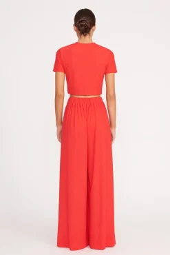 Cover-Ups<STAUD FERNANDA TOP  RED ROSE REDROSE