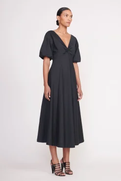 Poplin Shop<STAUD FINLEY DRESS BLACK