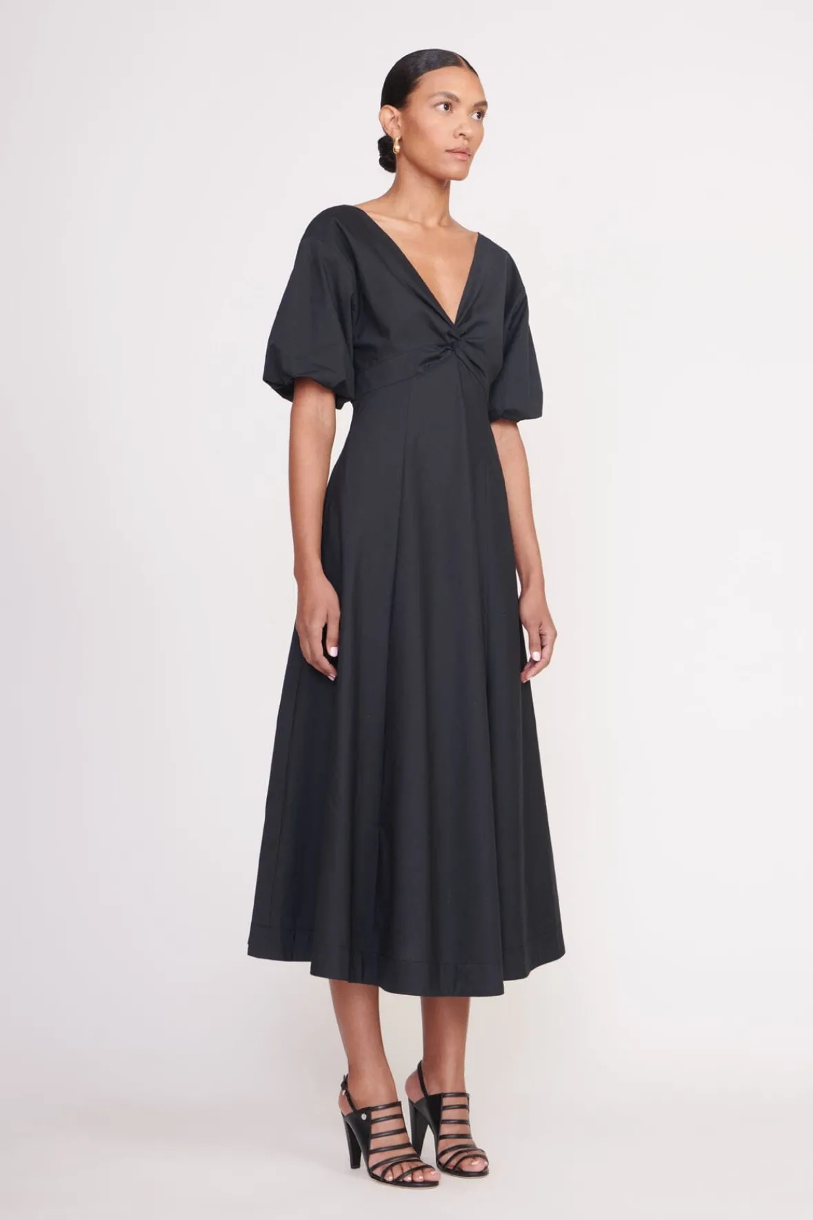 Poplin Shop<STAUD FINLEY DRESS BLACK