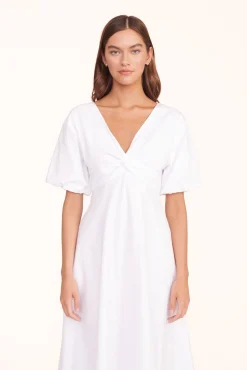 Poplin Shop<STAUD FINLEY DRESS WHITE