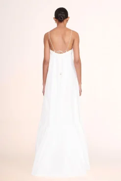 Dresses<STAUD FLORENCE DRESS WHITE