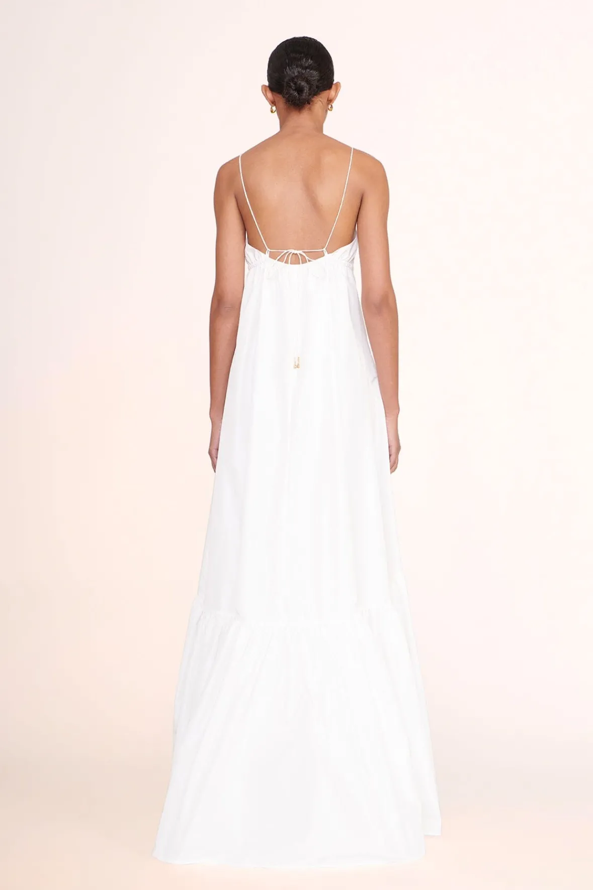 Dresses<STAUD FLORENCE DRESS WHITE
