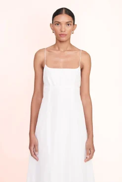 Dresses<STAUD FLORENCE DRESS WHITE