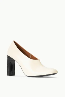 Heels<STAUD FLORENTINE PUMP CREAM BLACK CREAMBLACK