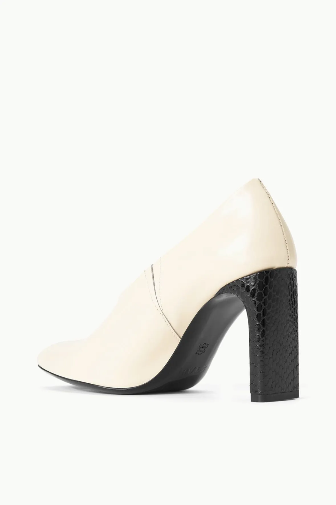 Heels<STAUD FLORENTINE PUMP CREAM BLACK CREAMBLACK