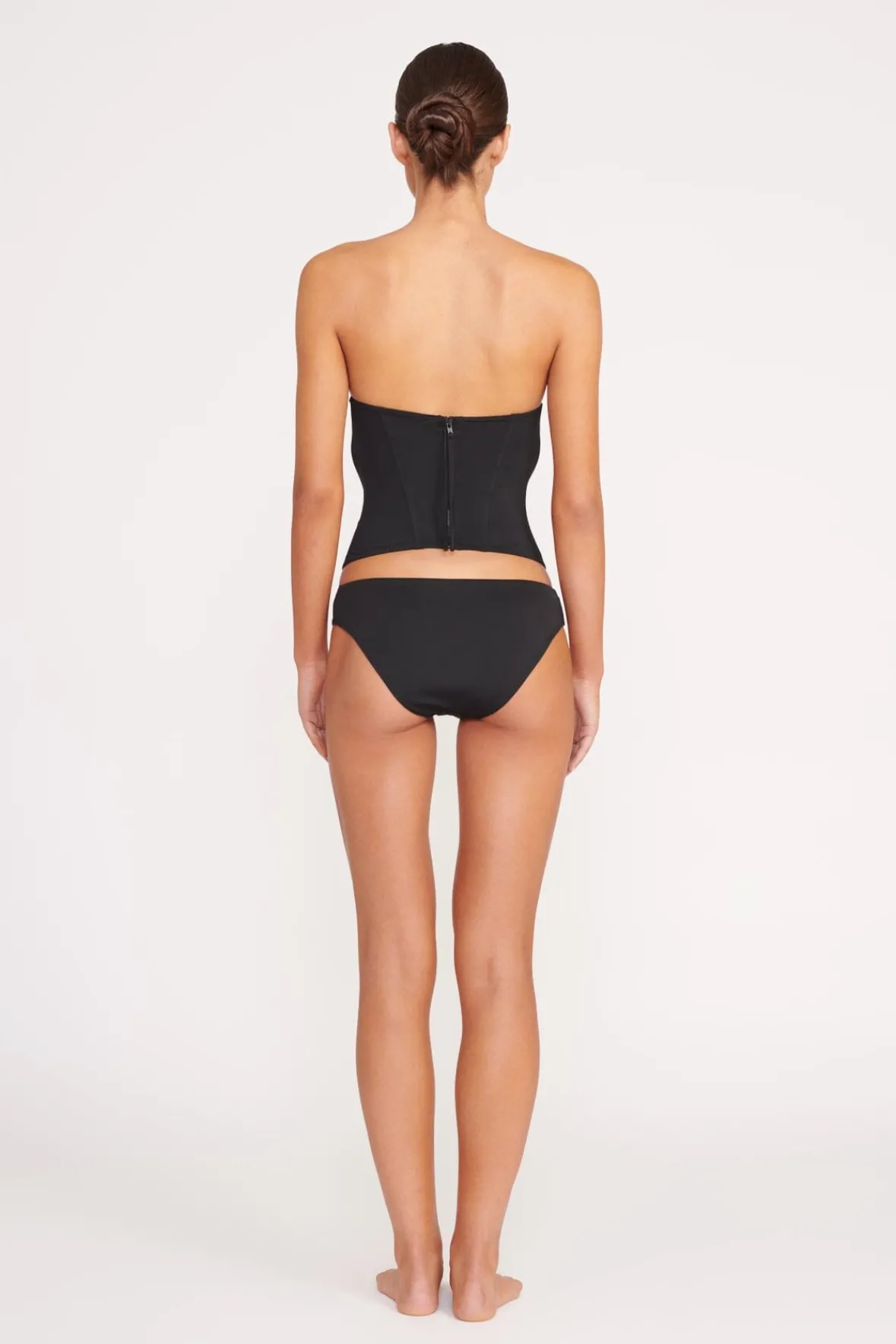Bikinis<STAUD FRANCESCA BIKINI TOP BLACK