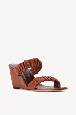 Platforms & Wedges<STAUD FRANKIE WEDGE   TAN