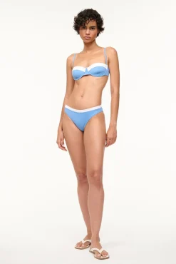 Bikinis<STAUD GEMMA BIKINI BOTTOM  AZURE WHITE AZUREWHITE