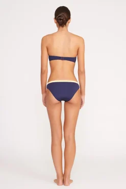 Bikinis<STAUD GEMMA BIKINI BOTTOM  NAVY COLORBLOCK NAVYCOLORBLOCK