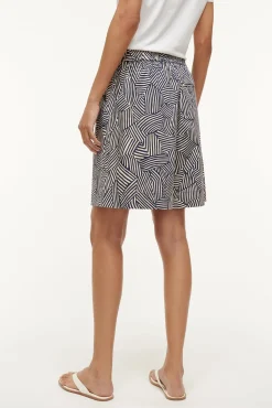 Pants & Shorts<STAUD GENNY SHORT NAVY MOSAIC NAVYMOSAIC
