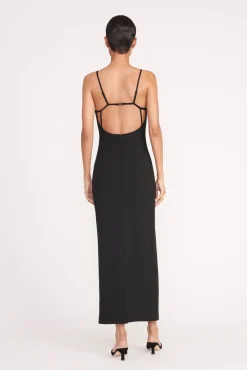 Dresses<STAUD GEORGINA DRESS   BLACK