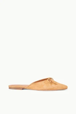 Mules & Flats<STAUD GINA MULE  CASHEW SUEDE CASHEWSUEDE