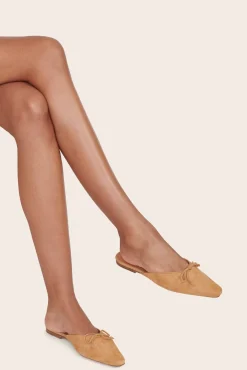 Mules & Flats<STAUD GINA MULE  CASHEW SUEDE CASHEWSUEDE