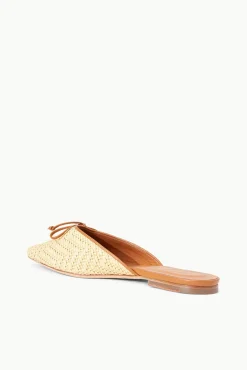 Mules & Flats<STAUD GINA MULE RAFFIA NATURAL