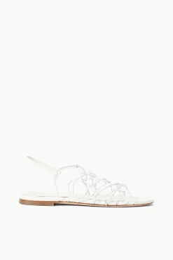 Sandals<STAUD GIO KNOT SANDAL   PAPER