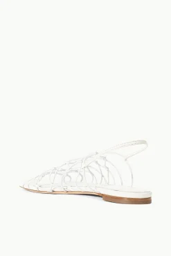 Sandals<STAUD GIO KNOT SANDAL PAPER