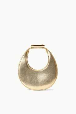 Moon|Crossbody<STAUD GOODNIGHT MOON BAG   GOLD