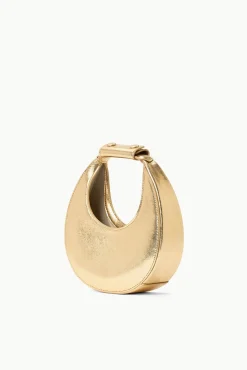 Moon|Crossbody<STAUD GOODNIGHT MOON BAG   GOLD