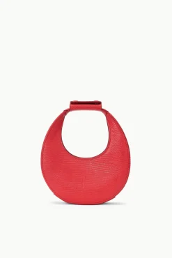 Crossbody|Moon<STAUD GOODNIGHT MOON BAG RED ROSE REDROSE