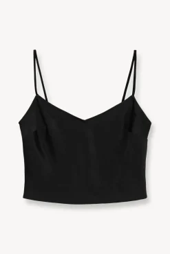 Tops<STAUD GRACIE TOP BLACK