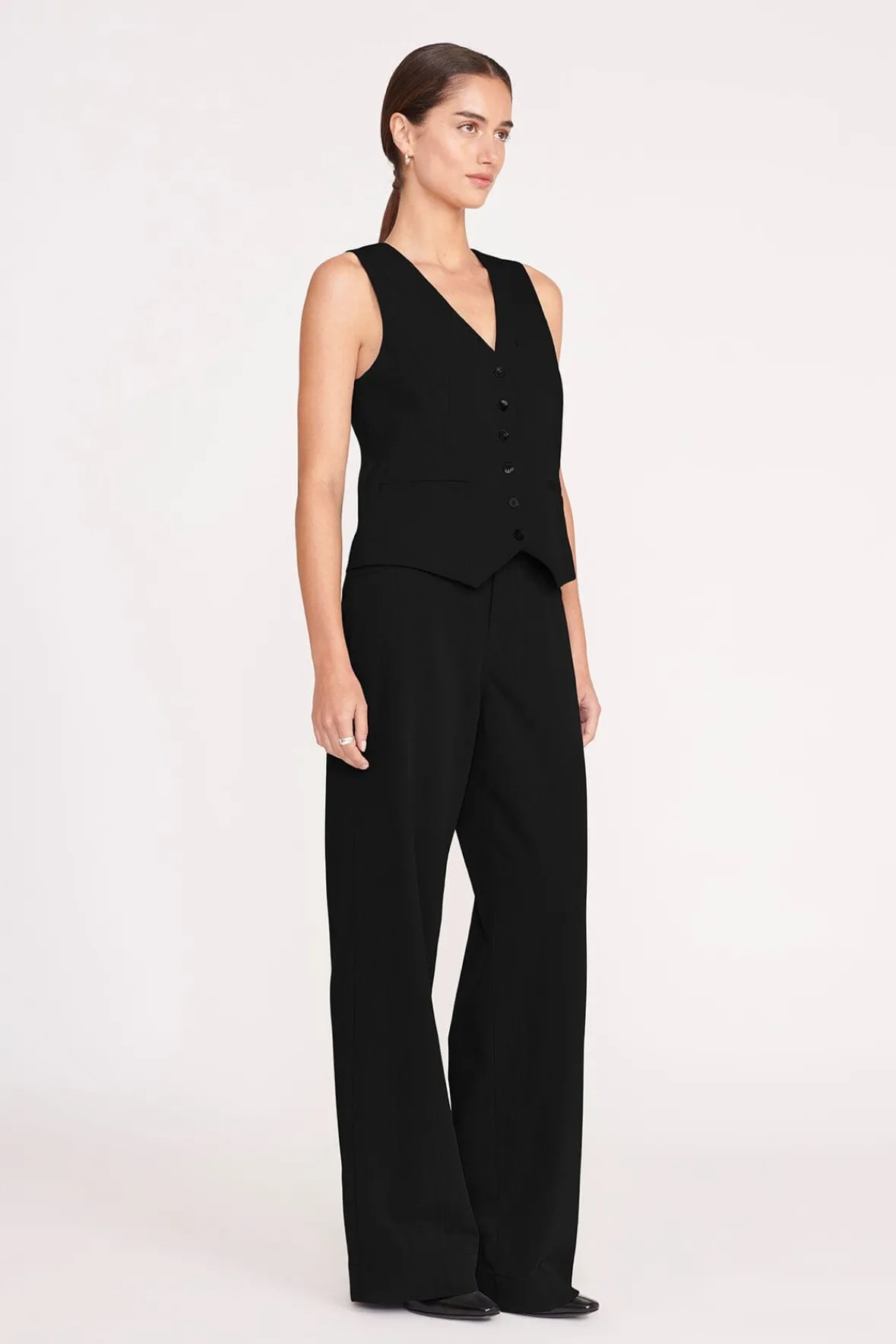 Spring Suiting|Pants & Shorts<STAUD GRAYSON PANT SUITING BLACK