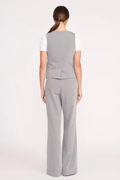 Best Sellers|Essentials<STAUD GRAYSON PANT  HEATHER GREY SUITING HEATHERGREY