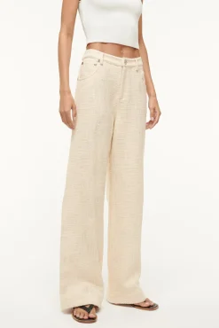 Pants & Shorts<STAUD GRAYSON PANT   IVORY