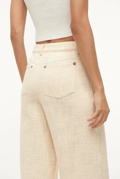 Pants & Shorts<STAUD GRAYSON PANT   IVORY