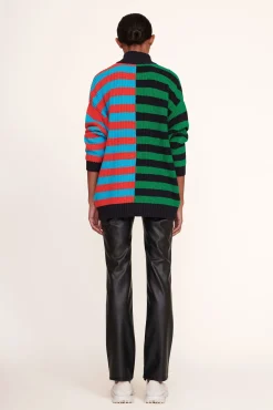 Best Sellers|Knits<STAUD HAMPTON SWEATER  CABANA STRIPE MULTI CABANASTRIPEMULTI