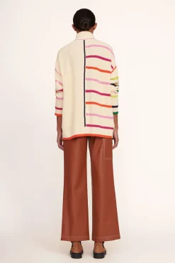 Knits<STAUD HAMPTON SWEATER  CREME RAINBOW MULTI CREMERAINBOWMULTI