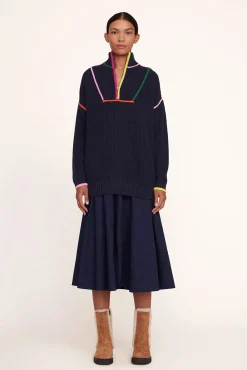 Knits<STAUD HAMPTON SWEATER NAVY MULTI NAVYMULTI