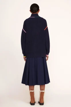 Knits<STAUD HAMPTON SWEATER NAVY MULTI NAVYMULTI