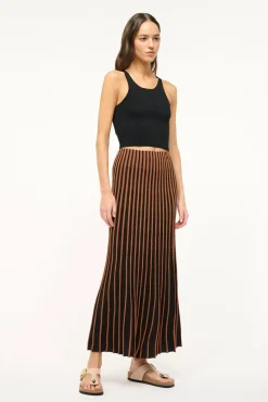 Spring Suiting|Essentials<STAUD IBISCO CROPPED TANK   BLACK